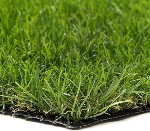 Prato Sintetico 30MM 1x10 Metri, Manto Artificiale Verde 30 Millimetri 1x10 Metri Calpestabile per Terrazze, Balconi, Giardini, Aree Gioco e Bordi Piscina