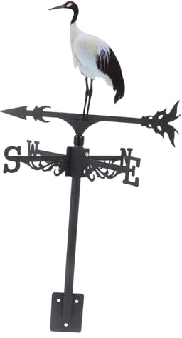 ifundom Girouette Oiseau pour Toit Indicateur De Direction Vent Extérieur Décoration De Jardin Toit Girouette Décorative pour Cour