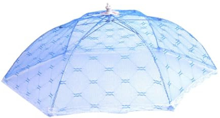 ABOOFAN 3pcs Lace Umbrella Food Covers Foldable Mesh Net Fly Food Cover Pop-up Mesh Tent for BBQ Picnics Outdoor Kitchen Assorted Random Color