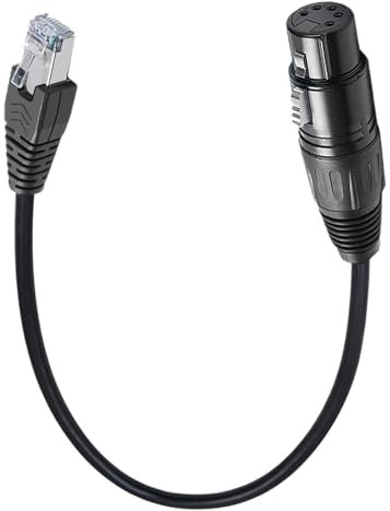 Audio Cord Converters, Extension Cable, Connector Tool, 5-Pin Converter Cords, Ideal for Amplifiers, Mixers, Equipment, Lighting Systems, and Sound Devices 19.69 Inch