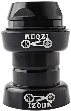 pistro Sterzo filettato 25,4 mm 1 pollice forcella anteriore bici sterzo sostituzione stelo parte nero