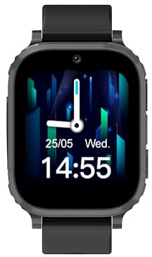 4G Smartwatch Kinder, Uhr Kinder Smartwatch mit GPS und Telefon, Videoanruf, Voice Chat, Schulmodus, SOS, Kamera, Spiele, Wecker, Telefon Uhr fürKinder, IP68 Wasserdicht Kinderuhr für Mädchen Jungen