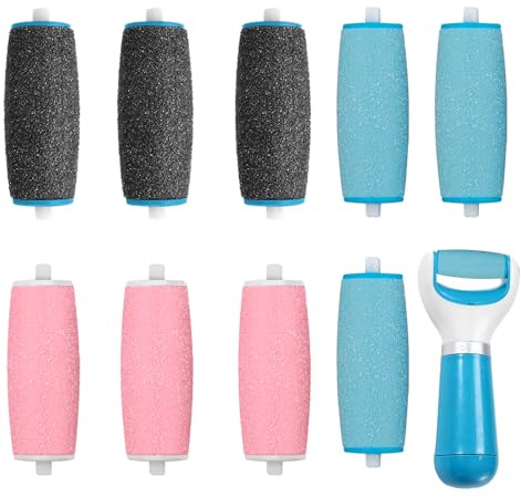 PCS Hornhautentferner Rollen, Ersatzrollen hornhautentferner Kompatibel mit Scholl Velvet Smooth, 3 Arten von Rauheit Nachfüll-Rollen für Elektrische Fußfeile