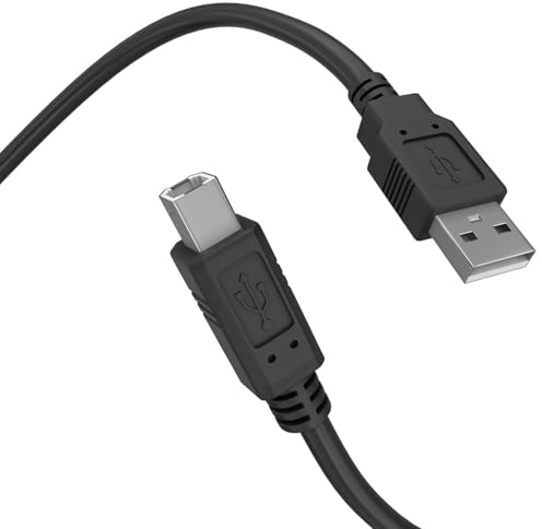 Toxaoii USB Druckerkabel Kompatibel mit Brother MFC-L2710DW L2750DW L5700DW L5800DW L6800DW J805DW J895DW J995DW J6545DW J775DW J5830DW J491DW J4335DW J1010DW und Weiteren Modellen (10m)