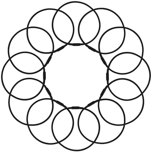 Mikinona 12 Pezzi Fasce Elastiche Per Vibrazioni Del Microfono Fasce Elastiche Per Microfono A Condensatore Supporto Antiurto Anelli In Gomma