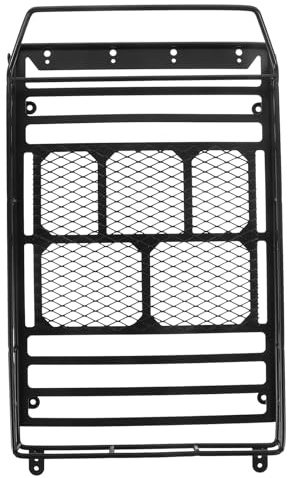 Sosoport Crawler Rc Supporto Bagagli Tetto Nero Resistente e Leggero Storage per Accessori Decorativi Simulati