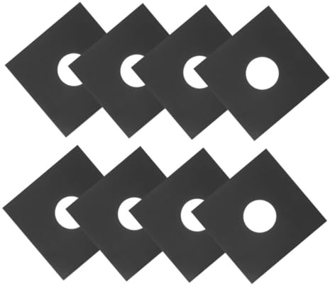 iplusmile 8 Piezas Fundas para Discos de Vinilo Unidades Antistáticas Protección contra Estática Funda Interior Doble para Almacenamiento y Transporte Seguro