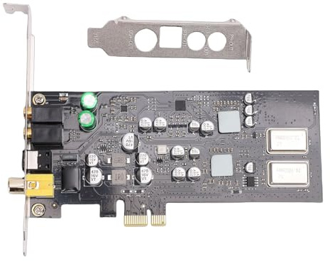 Yanmis PCIE Sound Card, Dual DACs Headphone Drivers with ES9018K2M SABRE32 DAC, Professional HiFi Sound Card for OS X Systems