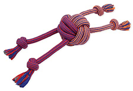 Mammoth Pet Large 18 Extra Monkey Fist w/4 Rope Ends