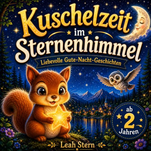 Kuschelzeit im Sternenhimmel: Liebevolle Gute Nacht Geschichten ab 2 Jahren - ein Märchenbuch zum Vorlesen & Kuscheln für Mädchen und Jungen