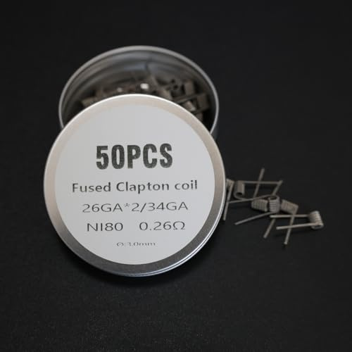 WratryParts - Bobinas Ni80 preconstruidas para tanque RDA RTA RDTA RDTA (0,26 ohm)