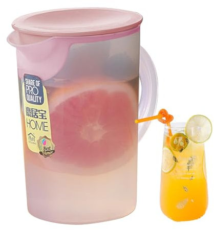 Caraffa con coperchio, caraffa con coperchio, caraffa per ghiaccio, grande capacità, bottiglia di succo, citronella, servizi igienici, esterno