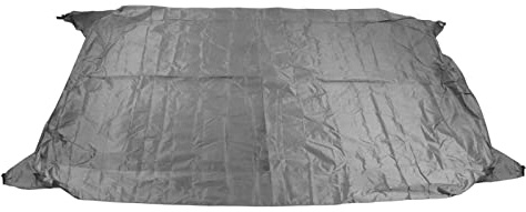 Tischtennisplatte, Oxford-Tuch, Staubdichte Abdeckung, Sonnenschutz, wasserdichte Abdeckung für Lange Tische Im Freien, 210D Silberbeschichtet, Leicht, 280 X 153 X 73 cm (Grey)