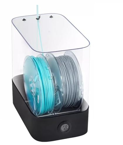 Boîte de séchage de Filament d'imprimante 3D, déshydrateur de boîte de Rangement de Filament, avec Support de Bobine, Affichage de la température/humidité, Garde Le Filament au Sec Pendant l'impress