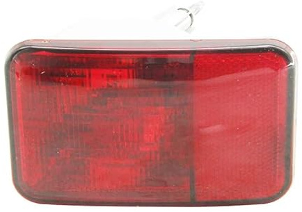Nebelschlussleuchte,RüCkleuchten Nebelscheinwerfer for die hintere Stoßstange, passend for Jeep Wrangler 2007–2018, Ersatz des Lampengehäuses ohne Glühlampen-Warnleuchten 55078104AC 55078105AC(Right a