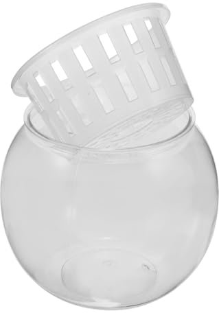 BUGUUYO Dekoratives Fischglas Aquarium Fischpflanzenbehälter Multifunktional Für Das Home Office Schildkrötenbehälter