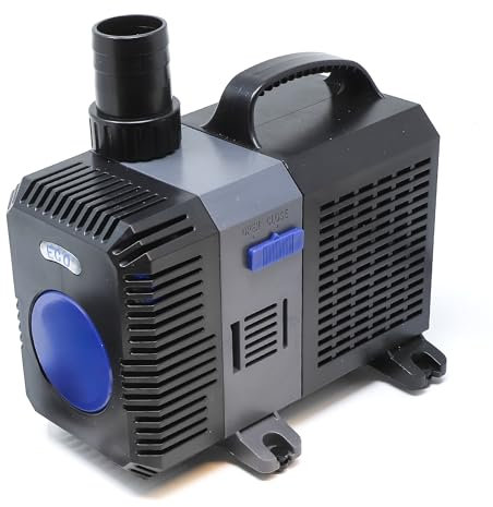 VIALIA Teichpumpe mit Filter, Modell CTP 16000, 140 Watt, 16000 L/h, Tauchpumpe für den Gartenteich, kompatibel mit allen gängigen Teichfiltern, Skimmern, Wasserfällen