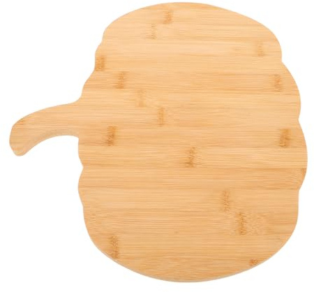 LOPUNER Tagliere Halloween in Bamboo Resistente Vassoio Autunnale e Affettati Decorazione Tavola per Ringraziamento e Feste Lavabile e Multifunzionale per Snack e Verdure