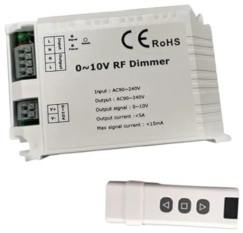 Dimmer LED ad alta tensione AC110V- 220V DM015 1 canale 0-10 V 1CH Dimmer bordo finale 3 tasti con controllo dimmer LED remoto