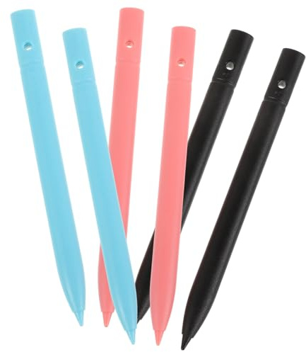 Warmhm Set da 6 Penne Stilo per Scrivere su Tablet Lcd in Plastica, Design Portatile e Compatibilità per Blocco Note e Tavoletta Digitale da Disegno