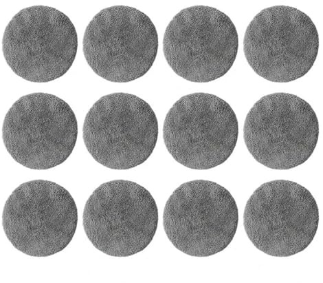 Rag MOP，Compatible For HUTT， DDC5 DDC55 C6 Window Cleaner Robot，Reusable(12pcs)