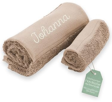 ABENTEUERNAH Handtuch personalisiert, Wellness, Sauna Geschenk, Baumwollhandtuch, Saunahandtuch, Sporthandtuch, Fitnesszubehör, mit Namen Besticktes Saunatuch (beige, 30x50)