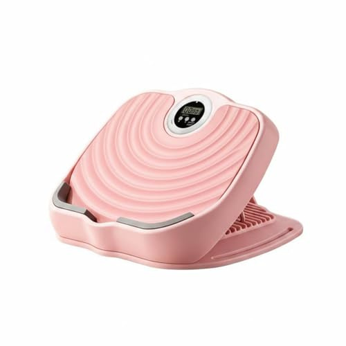 Luwecf Équipement d'Étirement des Jambes Planche d'Inclinaison Étireur de Mollets Appareil d'Assouplissement Étireur de Voûte Plantaire Plateau Réglable à, Rose Fleur De Cerisier, Modèle Minuteur