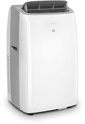 Klarstein Aire Acondicionado 3 en 1, Pinguino Aire 1200 BTU Evaporativo Aire, Silencioso, Climatizador Modo Noche con Humidificador y Ventilador Casa y Oficina, Aparato de Aire de Bajo Consumo