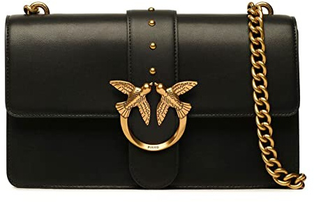 Pinko Love One Classic C Vitello Seta, Borsa Donna, Taglia Unica