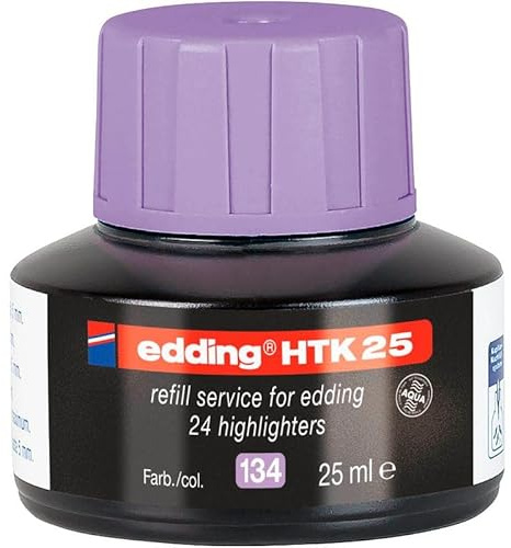 edding HTK25 Textmarker Nachfülltinte Pastell Lila