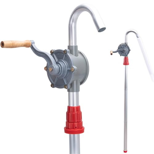 GDDGHS 55 Gallon Drum Pump Rotary Barrel Pump Aluminum