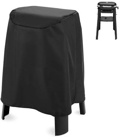 Copertura per griglia elettrica Weber Lumin con supporto, 600D, impermeabile, resistente ai raggi UV, per Weber Lumin/Compact con supporto, accessori per barbecue da esterno