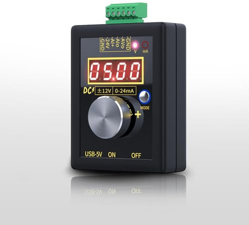 DEWIN Generatore di Segnale,Digitale 0-22mA 0-10V Generatore di Segnale ad Alta Precisione Generatore di Segnali 0-10V Trasmettitore di Corrente Generatori di Segnale Digitale