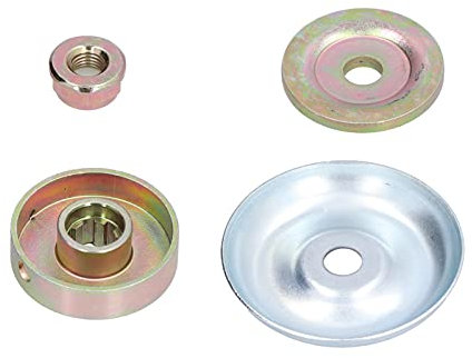HAOHIZE Trimmerkopf-Adapter, Druckplatten-Schutzscheibe, Druckscheibe, Reiterplatte, Sicherungsmutter, Trimmerkopf-Adapter-Set, Gartenmaschine,