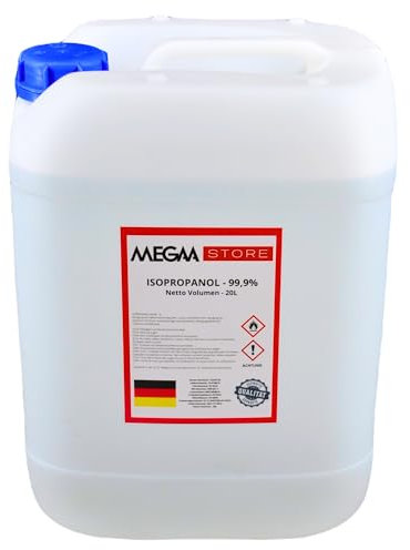 Isopropanol - Isopropylalkohol 99.9% | Entfetter Lösungsmittel 1L bis 20L | für Elektronik Haushalt Automobil optische Elemente Linsen
