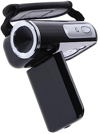 OSALADI Grabadora de Vídeo Portátil Cámara de Vídeo Digital 2 Pulgadas 16mp Mini Dv para Vlogging Zoom 16x y Conexión USB