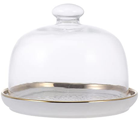 DKRAHRJJ Cake Tray with Lid Cake Stand Plate Server Platter Cake Pan Cheese Board for Pastries