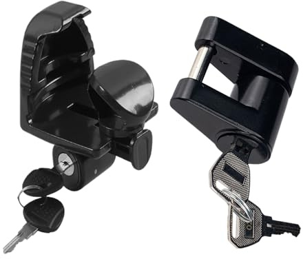 Släpvagnslås – RV Hitch Lock, Heavy Duty Trailer Säkerhetslås | Anti-stöld – lastbil – draglås, marinsläp – husbilslås, kajak – husbilslås