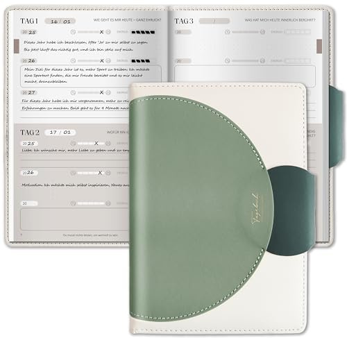 BIROYAL Dankbarkeitstagebuch Erwachsene 6 Mins, One Line a Day, Achtsamkeitstagebuch, 5 Minuten Tagebuch für Erwachsene, 3 Jahres Tagebuch, Gratitude Journal mit 366 Fragen, 5 Minute Journal
