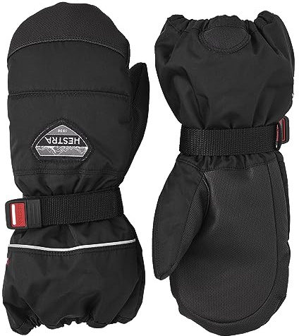 HESTRA Jungen Kid's Czone Mitt Handschuhe Schwarz 5