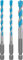 Bosch Set Di Punte Expert Hex 9 Multiconstruction Per Calcestruzzo, Accessorio Trapano A Percussione, 5 E 8 Mm