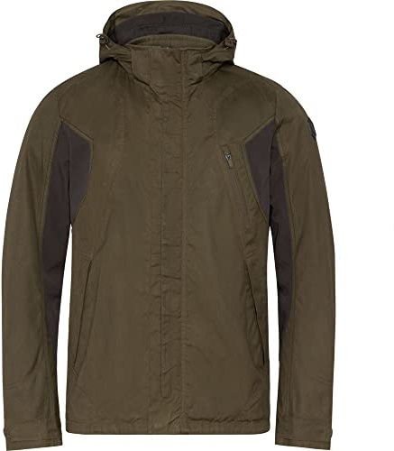 Seeland | Key-Point Active II Jacke | Wind- und Wasserdicht durch SEETEX-Membran | Gewachster Stoff | Für die Jagd in Anspruchsvollem Gelände und bei Wechselhaftem Wetter | Pine green | 52
