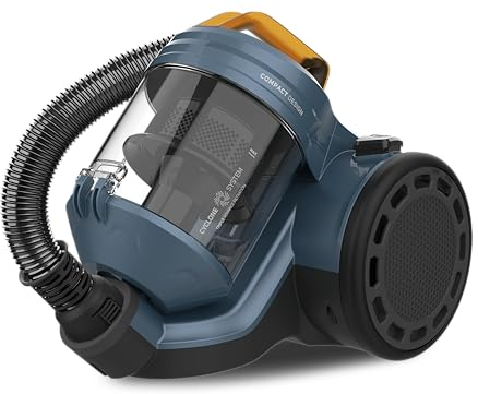 Taurus Homeland Cyclone - Aspirador de Trineo sin Bolsa, 800W, 18Kpa de succión, filtrado ciclónico + Hepa, Zapata depósito 2L, Cable 5m, Zapata Dual Pro Air, Accesorio 2 en 1 Lanza y Cepillo