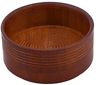 MAGICLULU Rasierseifenschale Aus Holz Groß Tief Langlebig Für Herren Rasierbecher Rasierschaumschale Nassrasur Zubehör