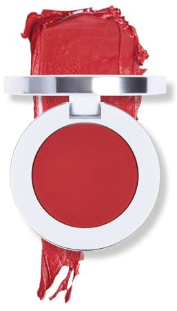 Mii Cosmetics Colour Wonder Lip and Cheek Balm | Cream Blush for Cheeks, Lip & Cheek Tint Cream Blush | Makeup Cream Blusher for All Skin Types | Natural Look Lip & Blush Cream | Rebel Red