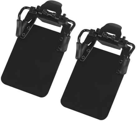 DONGKER Patch pour Lunette de Tir 3×4cm,2 Pcs Cache-œil de Tir Lunettes de Tir,Angle Réglable a 180 °,pour Entraînement Sportif et Tir