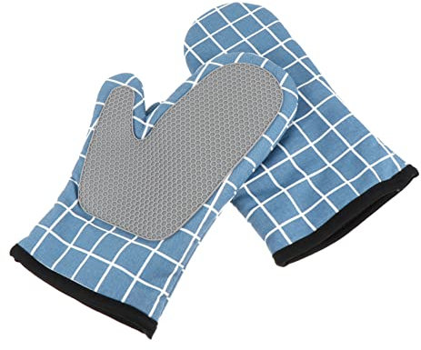 PartyKindom Heat Insulating Gloves for Baking Cooking and Oven Use Protect Your Hands from High Temperature and Useful Kitchen Gloves
