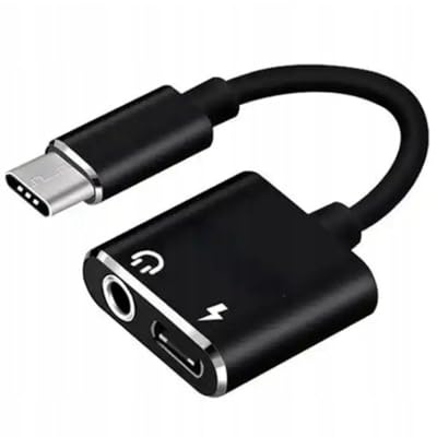 CO2 Adaptador USB-C a Mini Jack AUX de 3,5 mm con transductor DAC HD de 128KHz, Hi-Fi de Calidad de Sonido Superior, Negro, Cable Compatible con iPhone 16, 15, Pro, MAX, Plus, MacBook, iPad Pro