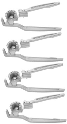 NUOBESTY 4 Pezzi Piegatubi Manuale Strumento Professionale per Piegare Tubi Utensile Versatile per Installazioni e Riparazioni Climatizzazione