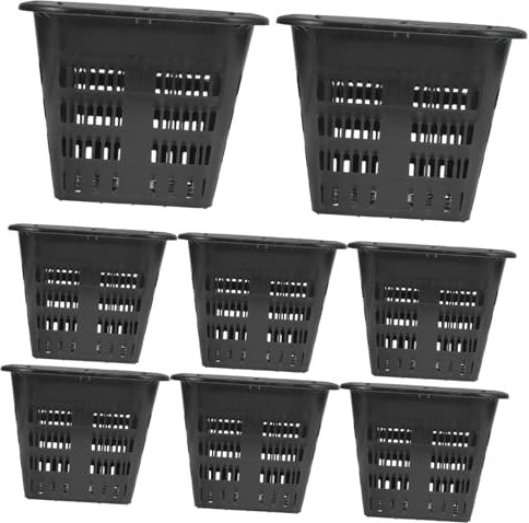 JOINPAYA 8piezas Cesta De Siembra Macetas De Malla De Plástico para Cultivo Hidropónico Macetas Hidropónicas Reutilizables para Plantas Acuáticas El Jardín